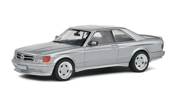 Модель 1:43 Mercedes-Benz 560 SEC AMG Wide Body (C126) - 1990 - Silver