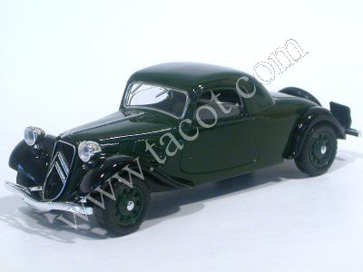 citroen traction 11cv coupe - green/black SOL15004900 Модель 1:43