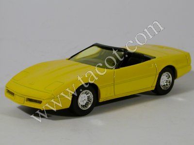 chevrolet corvette cabrio - yellow SOL150067 Модель 1:43