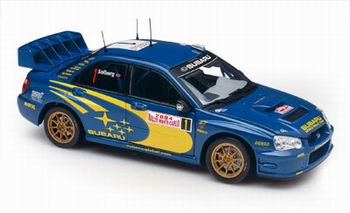 Модель 1:18 Subaru Impreza WRC №1 Monte-Carlo (Peter Solberg)