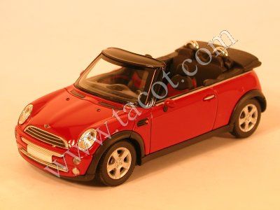 Модель 1:43 Mini Cooper Cabrio - red