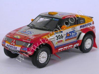 Модель 1:43 Mitsubishi Pajero №306 Winner Rally Dakar (Stephane Peterhansel - Jean-Paul Cottret)