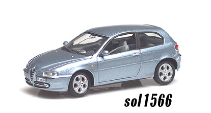 alfa romeo 147 (3-door) - silver SOL1566 Модель 1:43