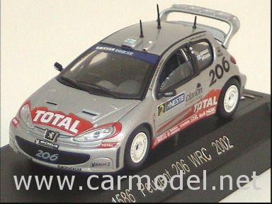 Модель 1:43 Peugeot 206 WRC №2 Rally (Timo Rautiainen)