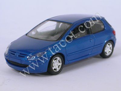 Модель 1:43 Peugeot 307 Berline - blue met