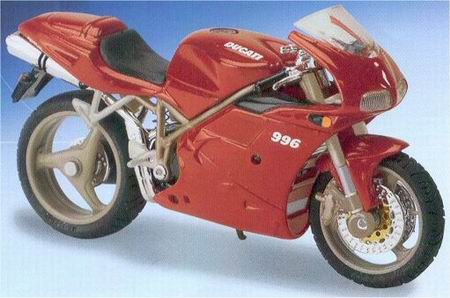 Модель 1:18 Ducati 996 Strada Biposto