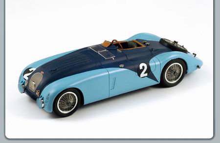 Модель 1:18 Bugatti T57G №2 Winner 24h Le Mans (Jean-Pierre Wimille - Robert Marcel Charles Benoist)