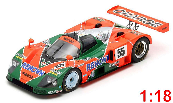 Модель 1:18 Mazda 787B №55 «Renown» Winner 24h Le Mans (Volker Weidler - Herbert - Gachot)