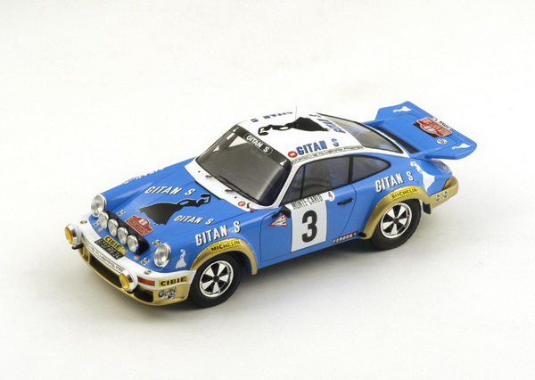 porsche 911 №3, rally monte carlo 1978 nicolas/cesario 18S095 Модель 1:18