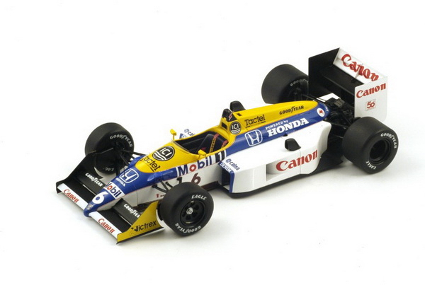 Модель 1:18 Williams Honda FW11B №6 «Canon» Japanese GP, World Champion (Nelson Piquet)
