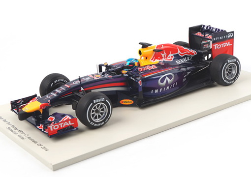 Модель 1:18 Infiniti Red Bull Racing Renault RB10 №1 3rd GP Malaysia (Sebastian Vettel)