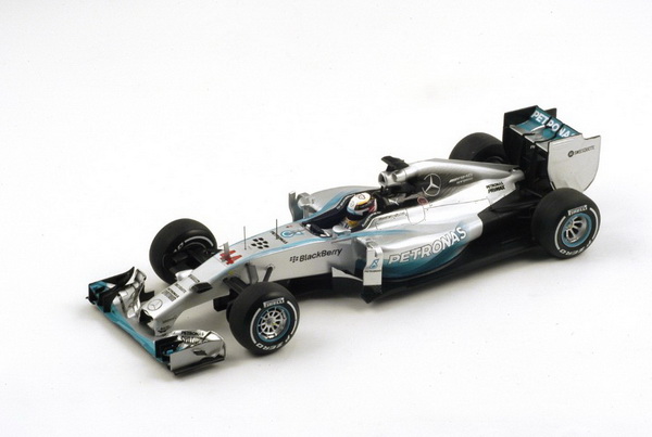 Модель 1:18 Mercedes-Benz F1 W05 №44 Winner British GP (Lewis Hamilton)