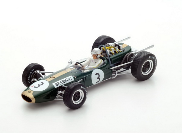 Brabham BT19 №3 (Jack Brabham) 18S223 Модель 1:18