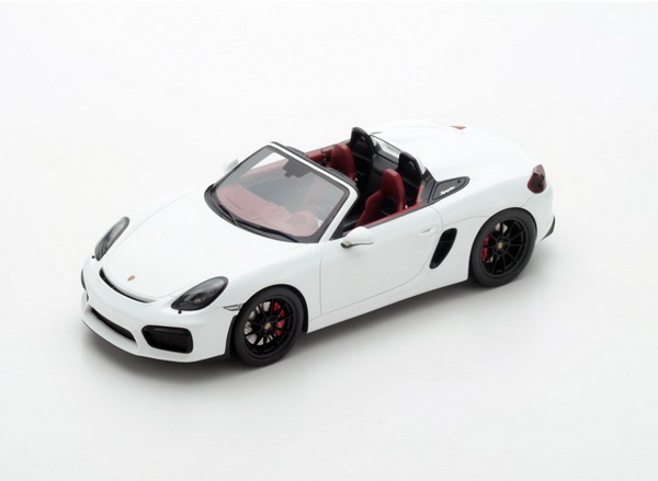 Модель 1:18 Porsche Boxster Spyder - white