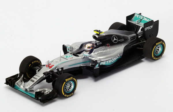 Mercedes-AMG Petronas F1 Team W07 Hybrid №44 Winner Monaco GP (Lewis Hamilton) 18S243 Модель 1:18