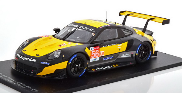 Модель 1:18 Porsche 911 RSR №56, 24h Le Mans 2018 Bergmeister/Lindsey/Perfetti