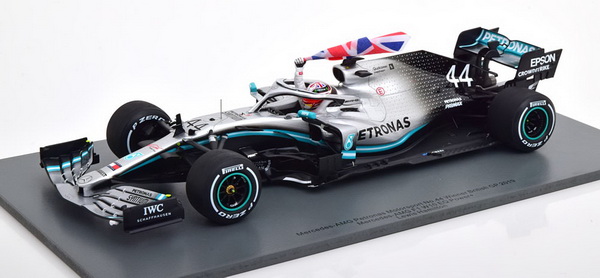 Модель 1:18 Mercedes-AMG Petronas W10 EQ Power+ №44 Winner British GP, Word Champion (Lewis Hamilton)