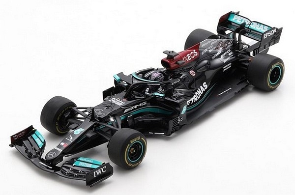 Mercedes W12 AMG #44 Winner GP Spain 2021 Lewis Hamilton 100th Pole Position 18S594 Модель 1:18