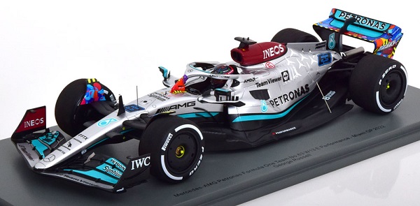 Модель 1:18 Mercedes-AMG Petronas GP Miami 2022 Russell