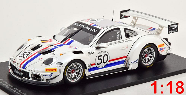 Модель 1:18 Porsche 911 GT3 Cup №50 24h Spa