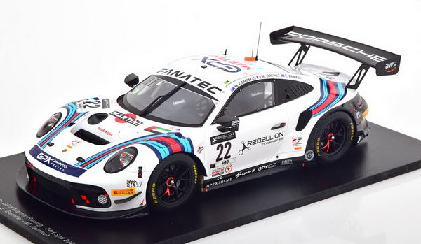 Модель 1:18 Porsche 911 GT3 R №22 «Martini» 24h Spa (Campbell - Bamber - Jaminet)