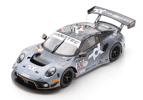 Модель 1:18 Porsche 911 GT3 R No 100 24H Spa - 2022 - Andlauer/Dienst/Müller