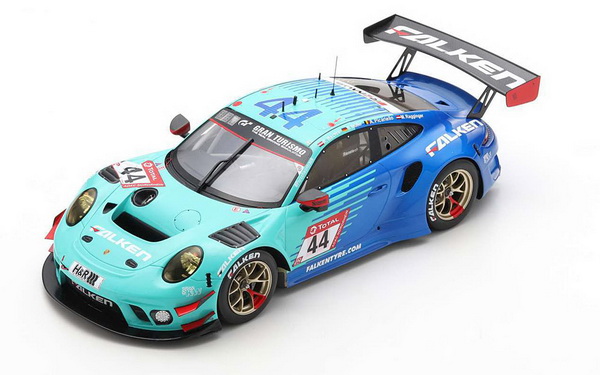 Модель 1:18 Porsche 911 GT3 R No.44, 24h Nürburgring 2021 Falken Bachler/Ragginger/Müller/Picariello