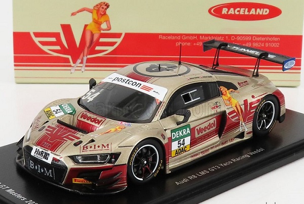 Audi R8 Lms GT3 Team Yaco Racing Racing №54 Adac GT Masters Oschersleben (2021) S.Reicher - N.Siedler, Gold Red