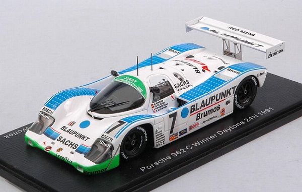 Porsche 962C №7 Winner Daytona (Pescarolo - Wollek - Jelineski - Winter - Haywood) 43DA91 Модель 1:43