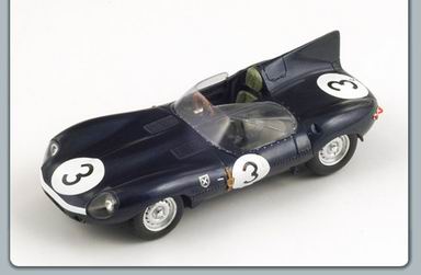 Jaguar D-Type №3 Winner Le Mans (Ivor Leon John Bueb - Ron Flockhart) 43LM57 Модель 1:43