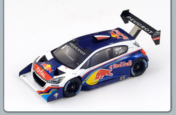 Модель 1:43 Peugeot 208 T16 Winner (with figurine) (Sebastian Loeb)