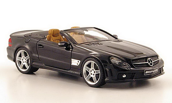 mercedes sl65 amg cabrio black 450851000 Модель 1:43