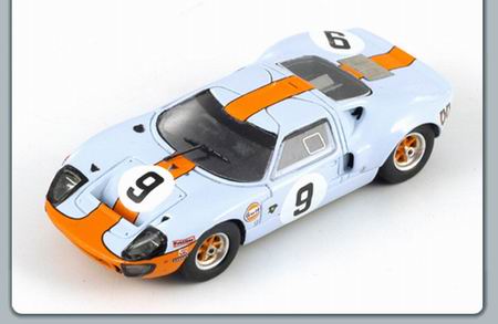ford gt40 №9 «gulf» winner 24h le mans (pedro rodriguez - luciano «lucien» bianchi) 87LM68 Модель 1:87