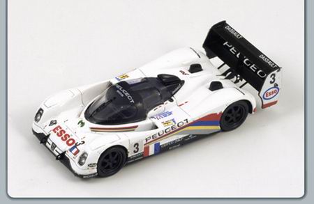 Модель 1:87 Peugeot 905 №3 «Esso» Winner Le Mans (E.Helary - Christopher Bouchut - G.Brabham)
