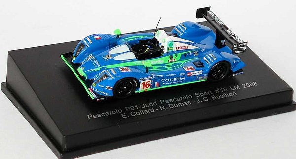 Модель 1:87 Pescarolo P01 Judd #16 Le Mans 2008 Collard - Dumas - Bouillon (H0-1/87 scale - 5cm)