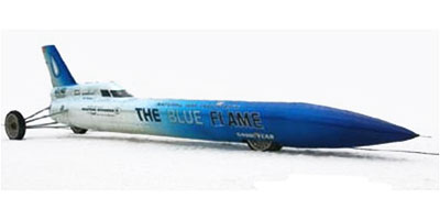 the blue flame 1014 km/h bonneville (gary gabelich) BZ399 Модель 1:43
