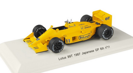 Модель 1:43 Lotus Honda 99T №11 6th GP Japan (Satoru Nakajima)