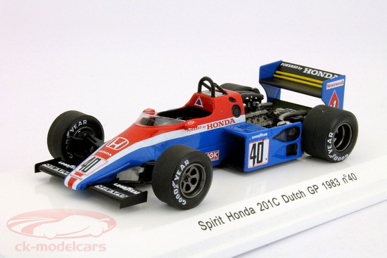 Модель 1:43 Spirit Honda 201C №40 GP Niederlande (Stefan Johansson)