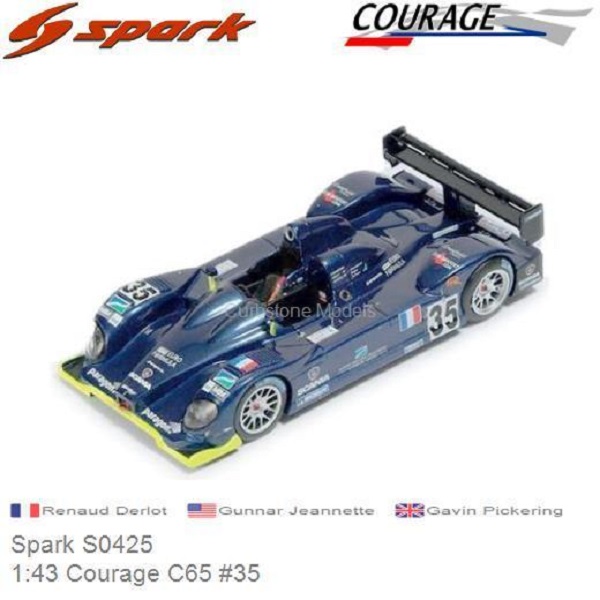 Courage C65 Willman №35 Epsilon Sport Le Mans (Gunnar Jeannette - Gavin Pickering - Renaud Derlot)