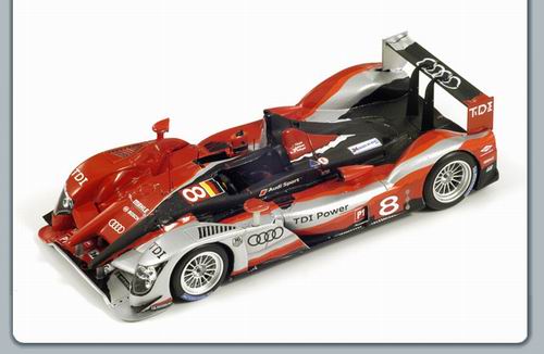 Модель 1:43 Audi R15 TDi Audi Sport Team Joest №8 Le Mans 2nd (Andre Lotterer - Marcel Fassler - Benoit Treluyer)