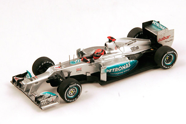 Модель 1:43 Mercedes W03 №7 Brazil GP (Last Race Michael Schumacher)