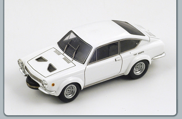 abarth ot 2000 coupe america - white S1328 Модель 1:43