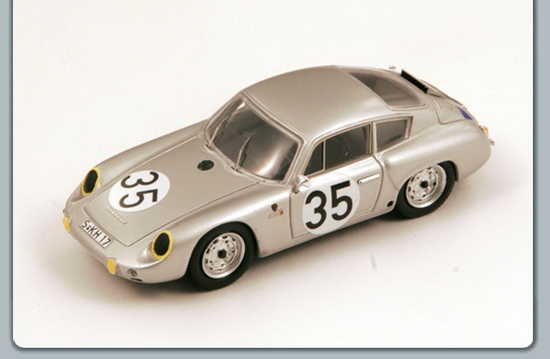 Модель 1:43 Porsche 356B Abarth 1600 GTL №35 Le Mans (H.Linge - H-J.Walter)