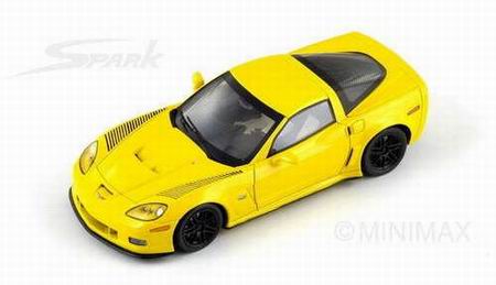 chevrolet corvette c6.rs coupe - yellow S1536 Модель 1:43