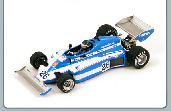 Модель 1:43 Ligier JS7 №26 Winner Sweden GP (Jacques Laffite)