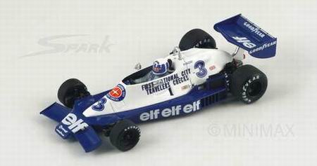 Модель 1:43 Tyrrell Ford 008 №3 5th Monaco GP (Didier Pironi)