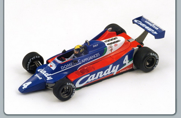 Модель 1:43 Tyrrell Ford 010 №4 4th British GP (Derek Daly)