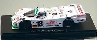 Модель 1:43 Porsche 962 C №18 9th Le Mans (Bob Wollek - Henri Pescarolo - Ronny Meixner)