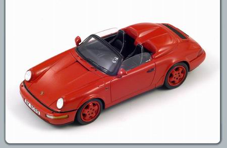 Модель 1:43 Porsche 964 Speedster - red/red wheels