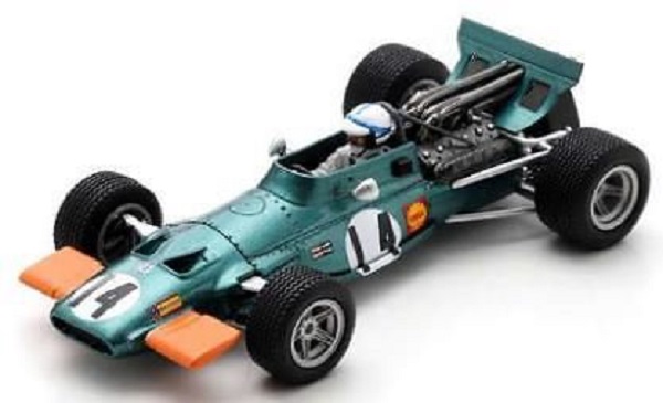 Модель 1:43 BRM 139 №14 3rd USA GP 1969 (John Norman Surtees)